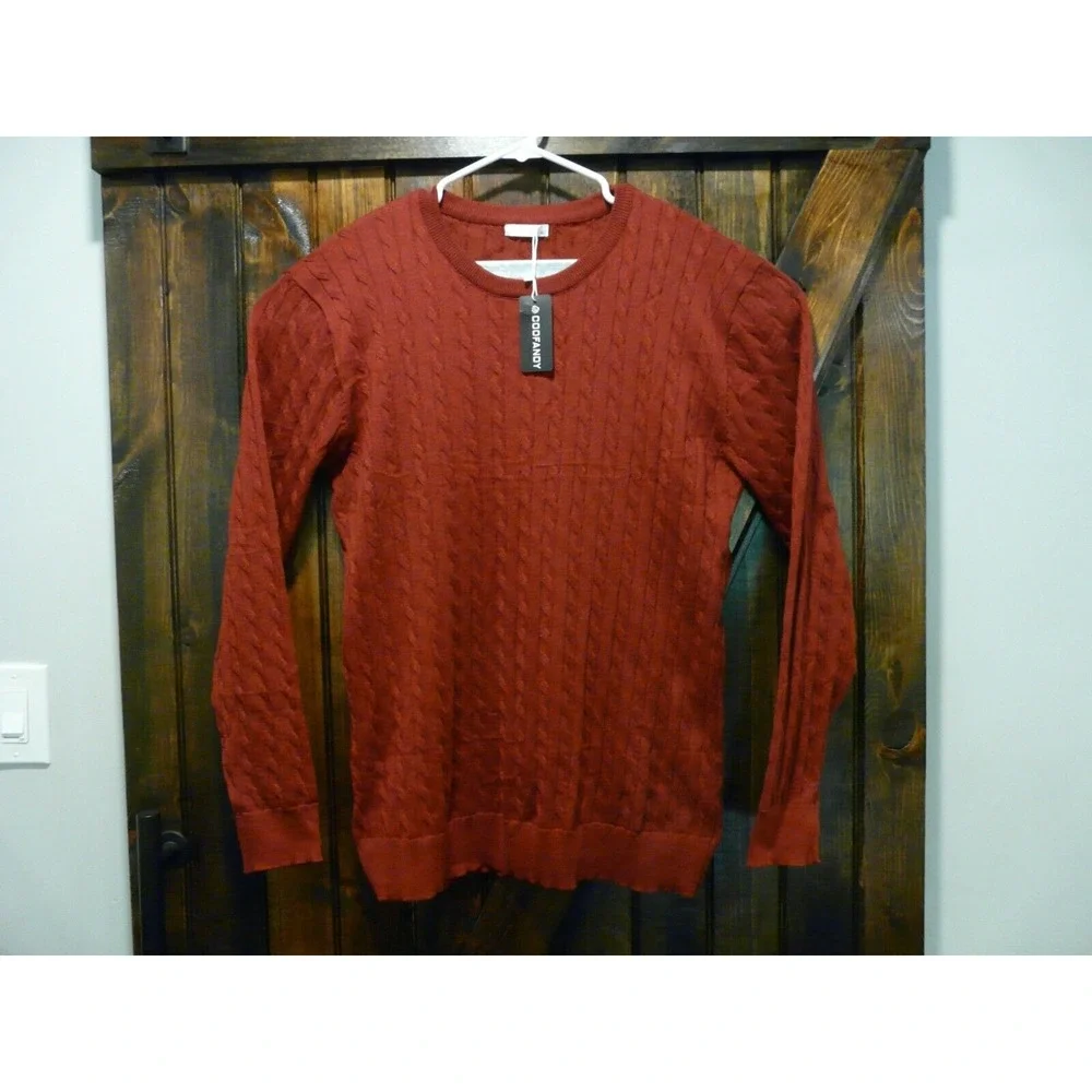 Coofandy cable knit